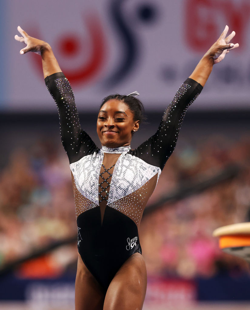 Simone Biles Leads USA’s Gymnastic Team During Olympics Qualifiers