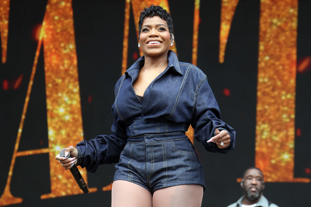 Fantasia Is Perfection In A White Christian Siriano Dress For 4th Of July Performance