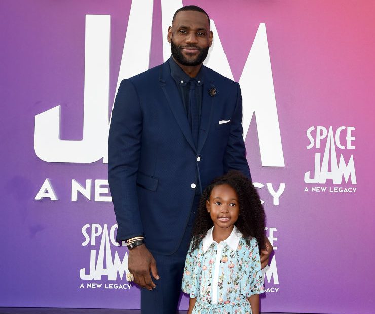 A King And His Princess: LeBron James Enjoys Daddy-Daughter Time During The 2024 Olympics