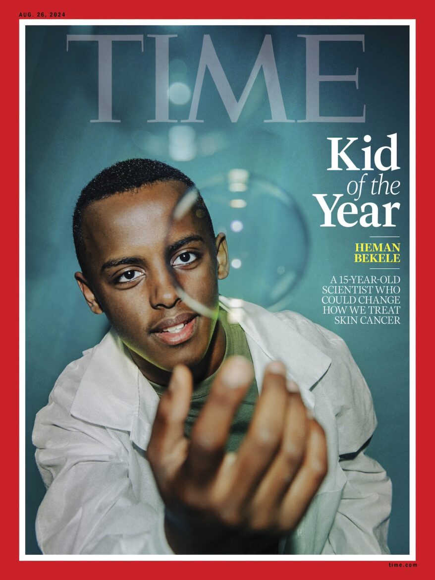 TIME’s 2024 Kid of the Year Heman Bekele’s Invention Could Treat Skin Cancer