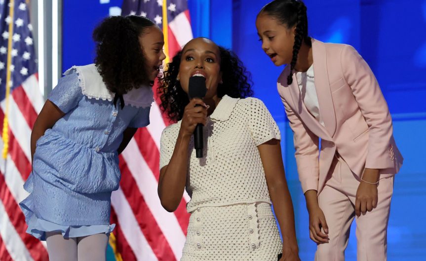 Kerry Washington Joins The DNC Stage For A Special Pronunciation Lesson With An Adorable Twist