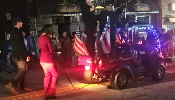 Viral Video Shows Trump Supporters Depicting Kamala Harris In Chains At Pennsylvania Halloween Parade