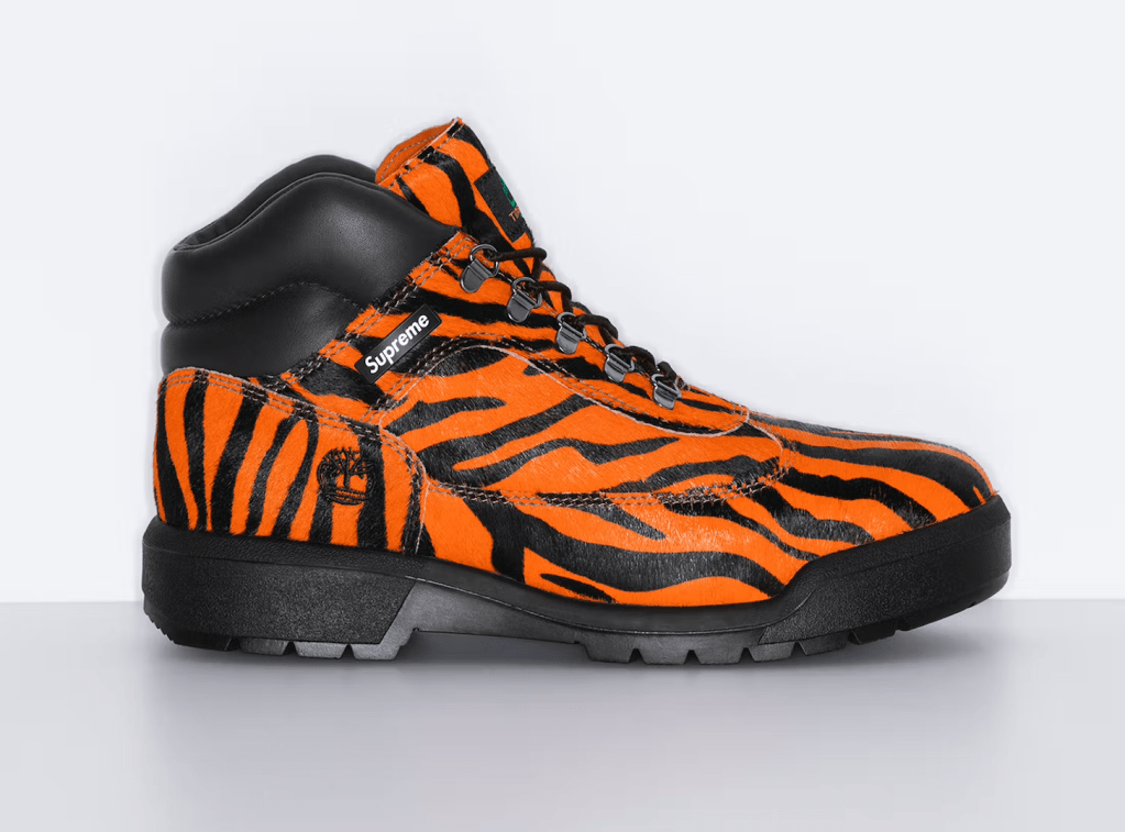 In The Wild: SUPREME Releases Animal Print Timberland Field Boots