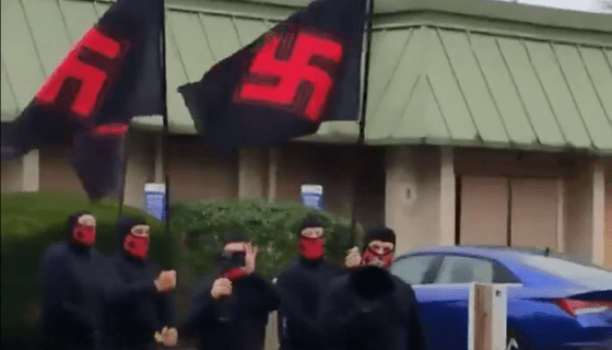 Video Shows Neo-Nazis Yelling Racist Slurs While Marching Freely Through Columbus, Ohio