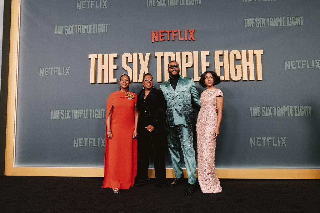 Delivering Hope & Shattering Barriers: Kerry Washington, Tyler Perry, Oprah Winfrey, H.E.R. & Many More Attend The World Premiere Of ‘The Six Triple Eight’ In Los Angeles