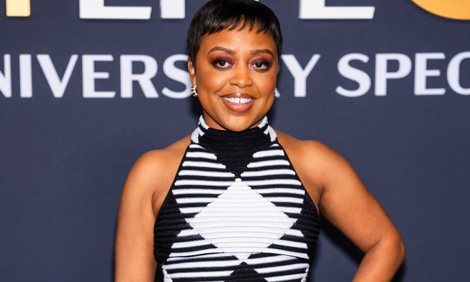 Red Carpet Gallery: Quinta Brunson & Her Perfect Pixie Cut Slay The SNL 50th Anniversary Red Carpet