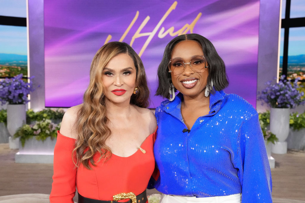 Tina Knowles Sports A Beautiful Amsale Ensemble During ‘The Jennifer Hudson Show’