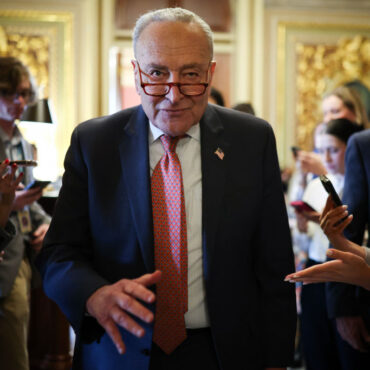 Chuck Schumer Ripped For “Cowardice” Over Shutdown Vote, Social Media Reacts