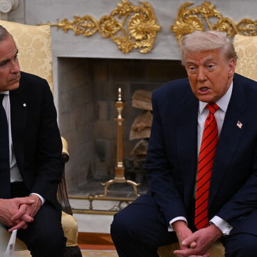 President Donald Trump & Canada PM Mark Carney’s Meeting Sparks Reactions On X