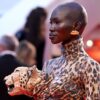 Red Carpet Style: Mitchell Akat Maruko Raan Wore A Whole Leopard On Her Chest To Cannes—And It Looked So Good